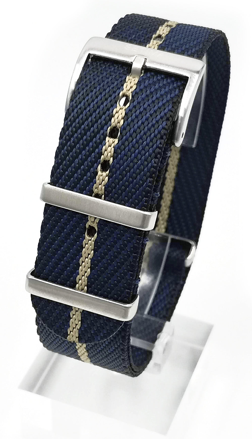 NATO STRAP Blue beige - Main Image